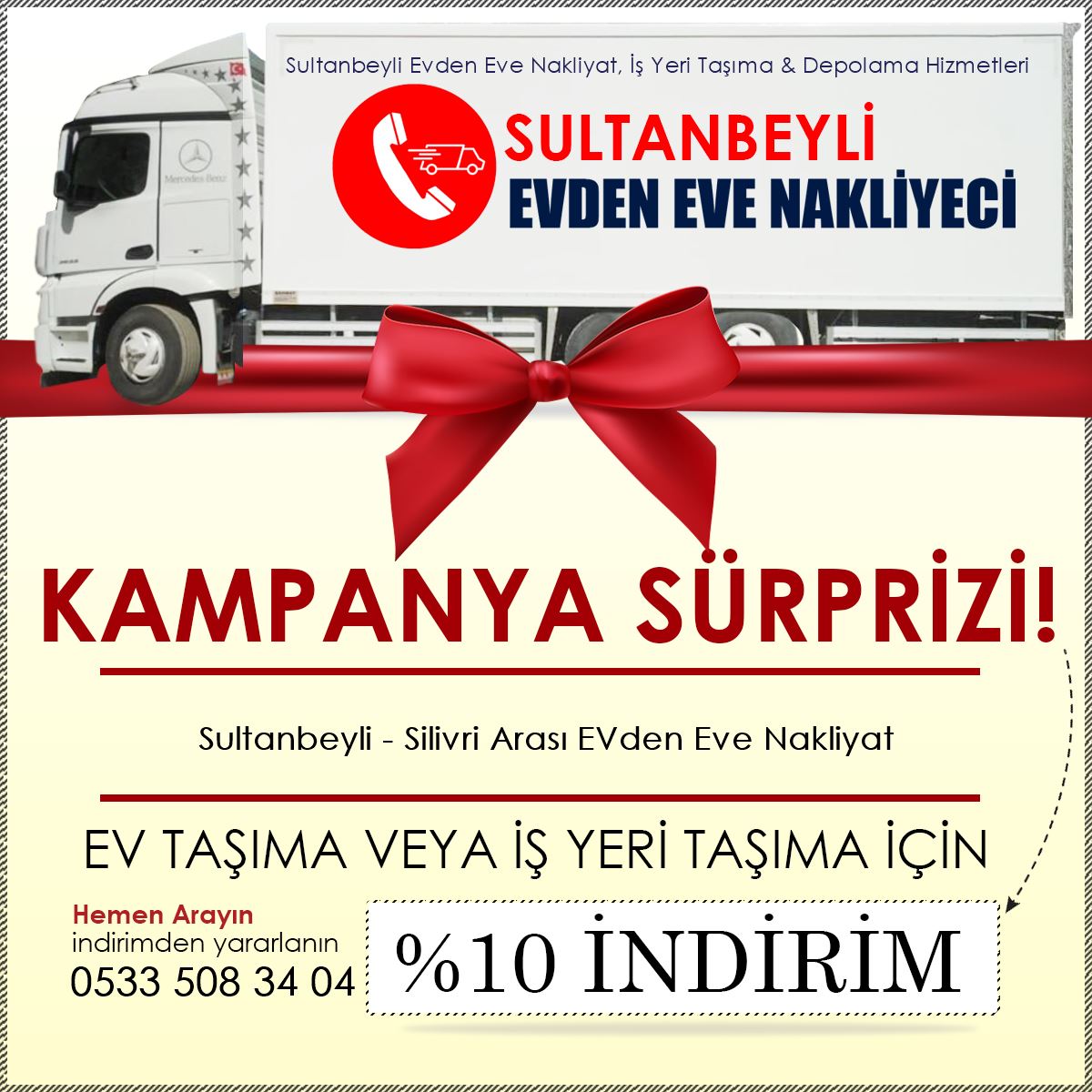Sultanbeyli - Silivri Arası EVden Eve Nakliyat